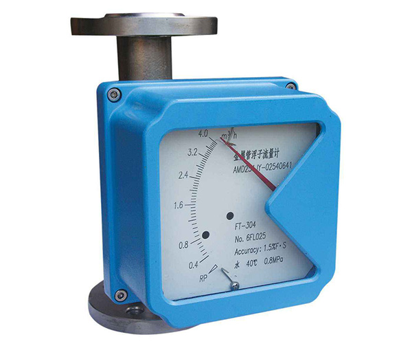 Metal tube rotameter