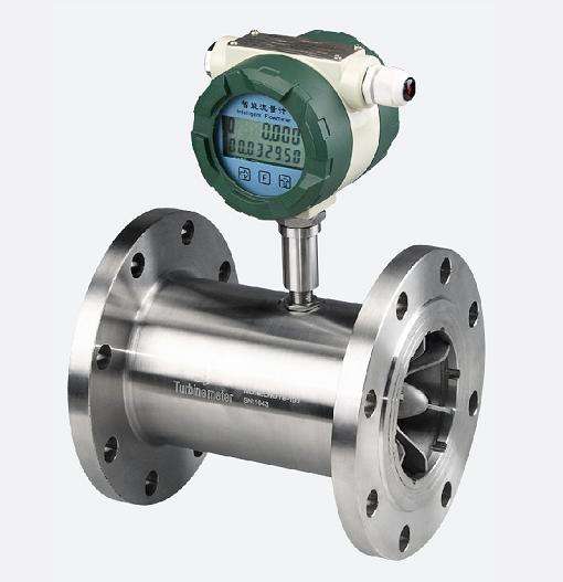 Liquid turbine flow meter