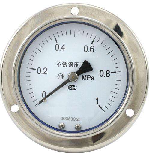 Stainless steel pressure gauge