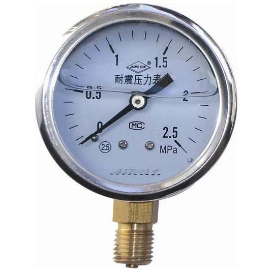 Seismic pressure gauge