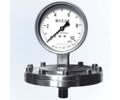 Diaphragm pressure gauge