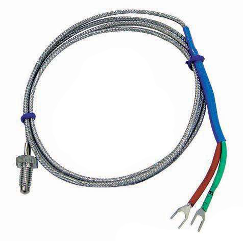 Compression spring type thermocouple